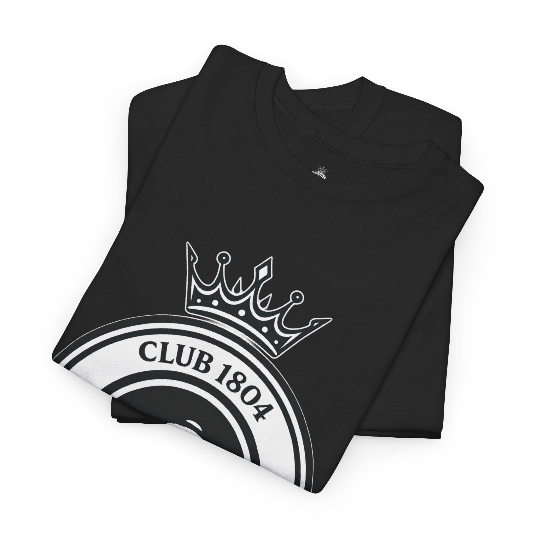 Club 1804 Crest Unisex T-Shirt - Black