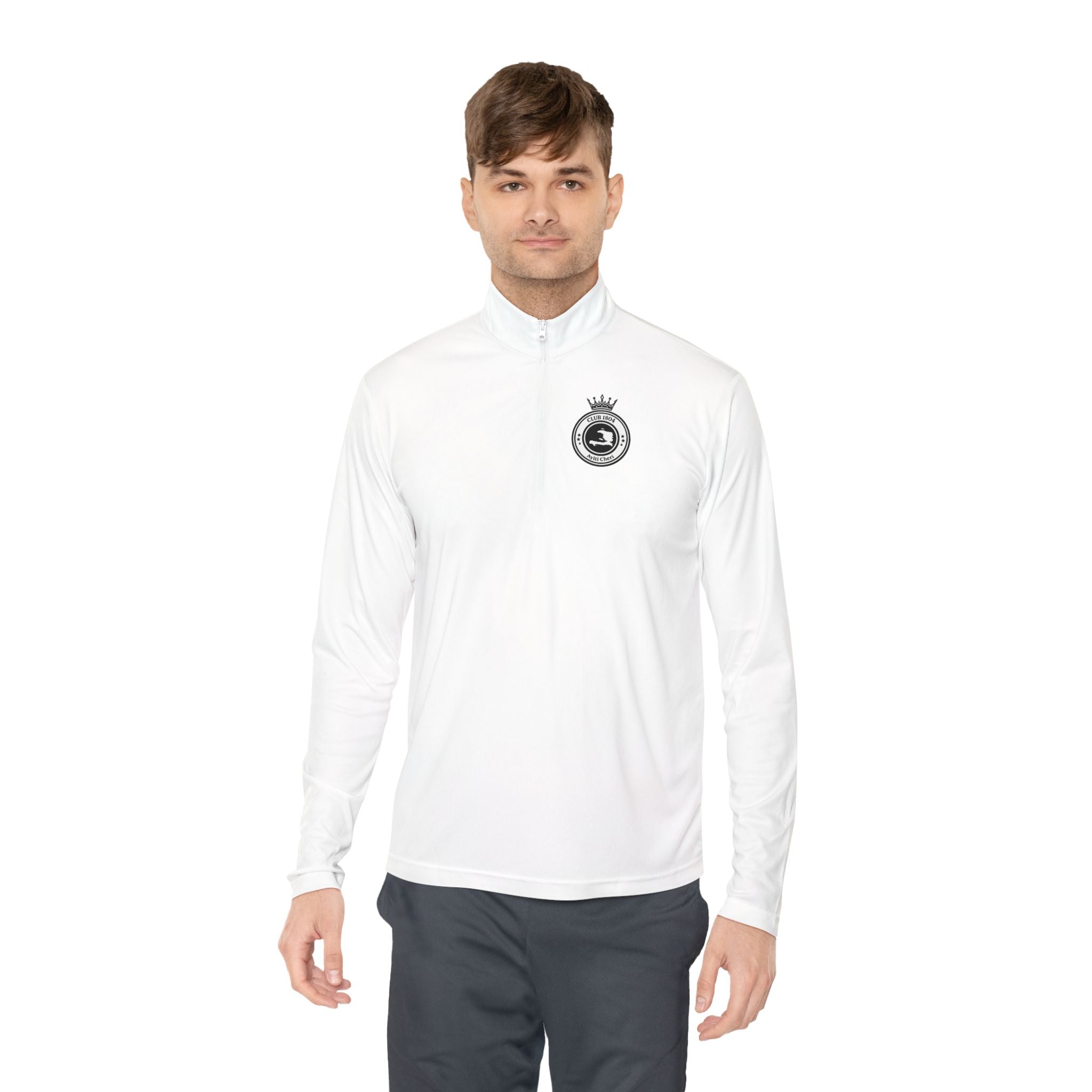 Club 1804 Classic Crest Quarter-Zip Pullover
