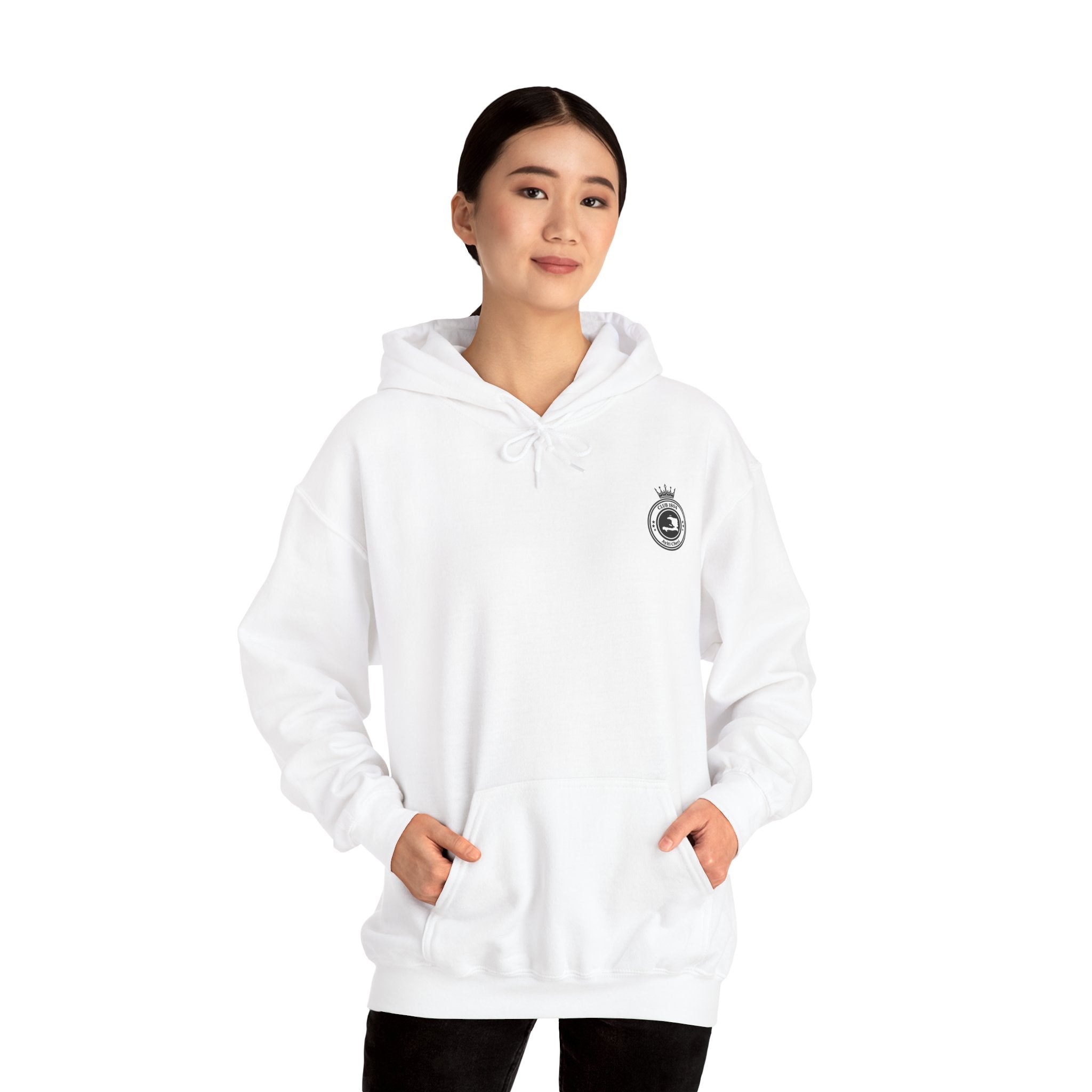 Hoodie — Ayiti Ay Gay Go! Haitian Flag Soccer Flames Hooded Sweatshirt