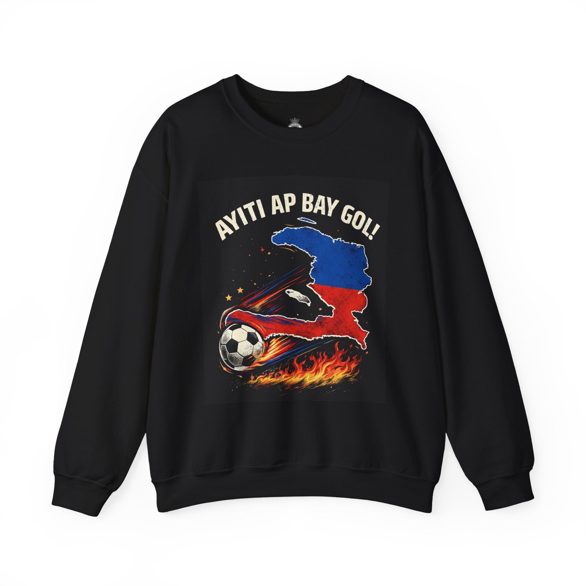 Haiti Soccer Sweatshirt - “Ayiti Ap Bay Gol” Football Crewneck