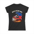 Ayiti Ap Bay Gol Women's Softstyle  Black Tee
