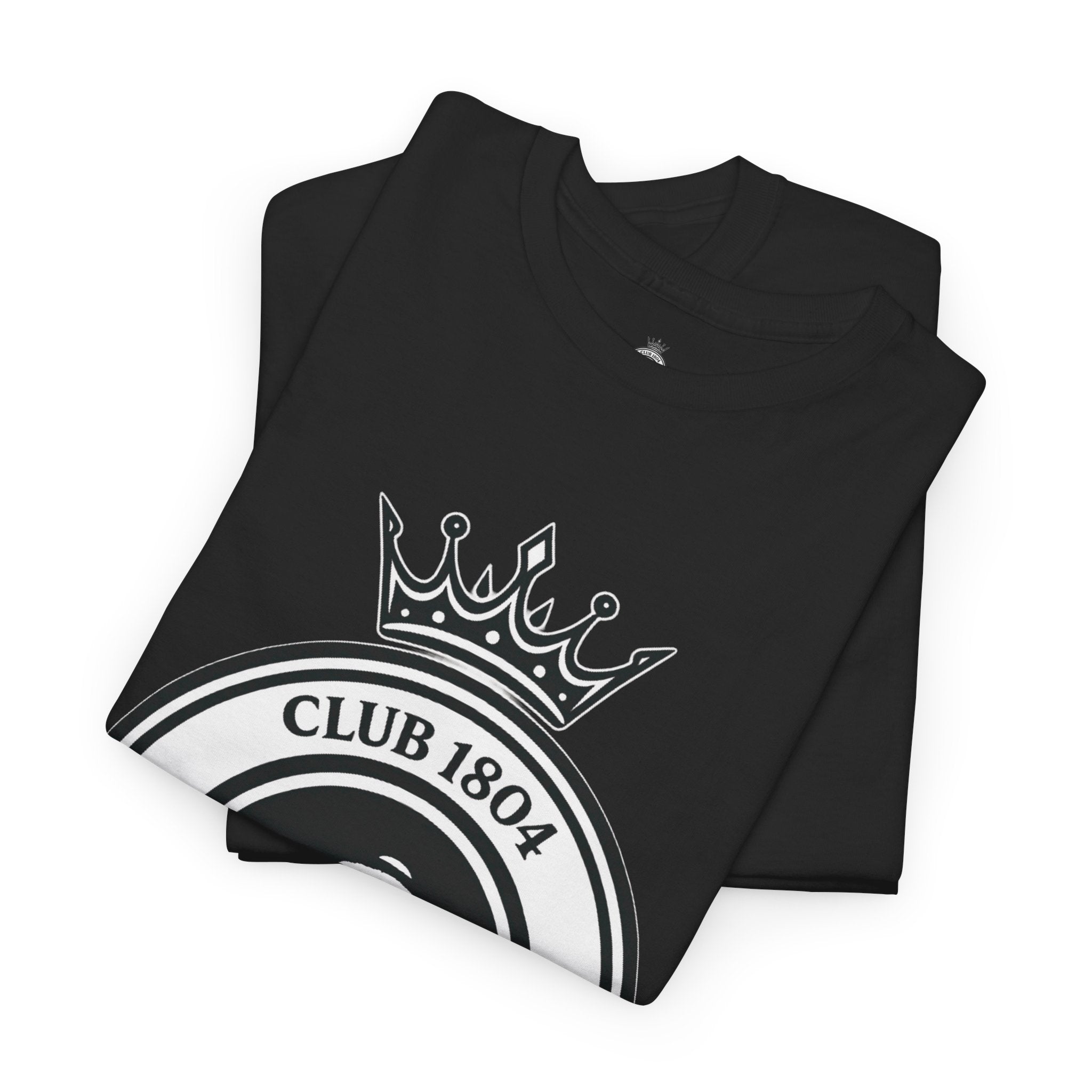 Club 1804 Crest Unisex T-Shirt - Black