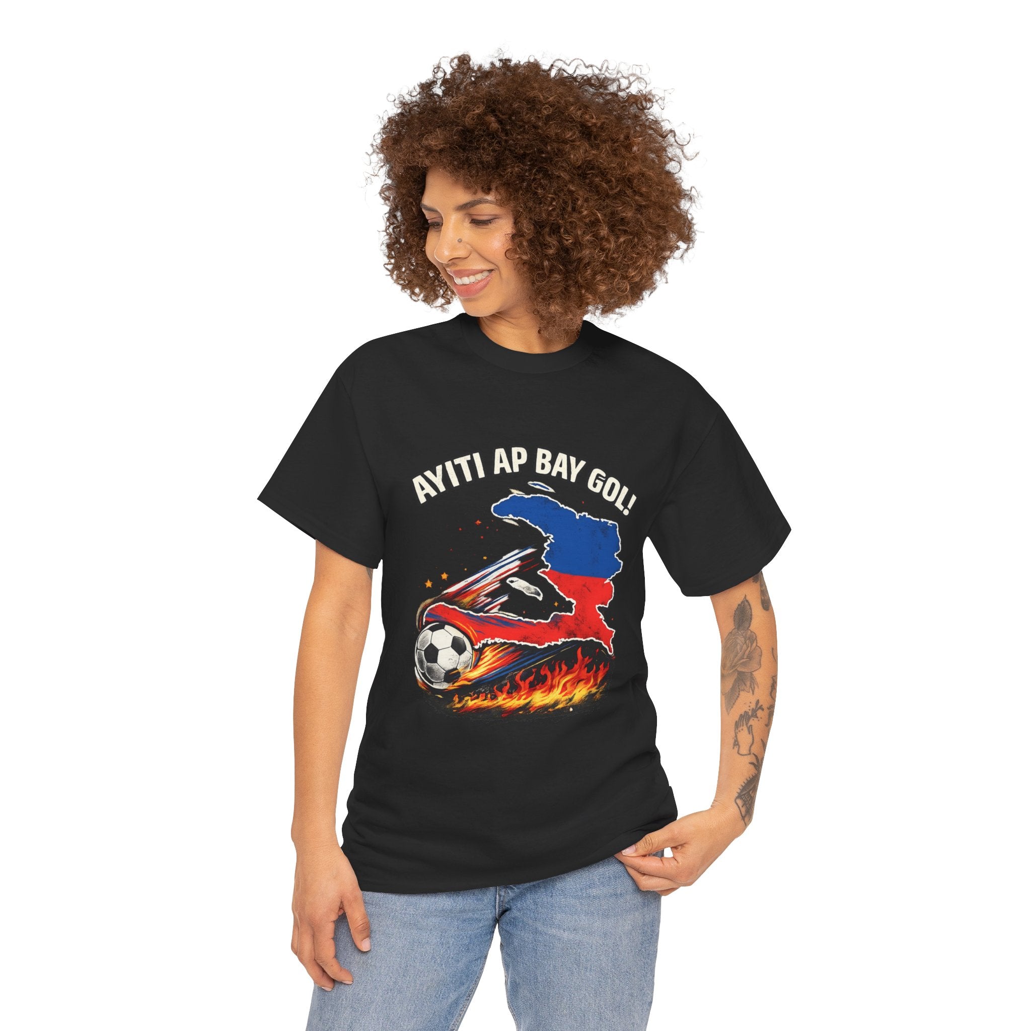 Ayiti Ap Bay Gol! Pride T-Shirt - Black